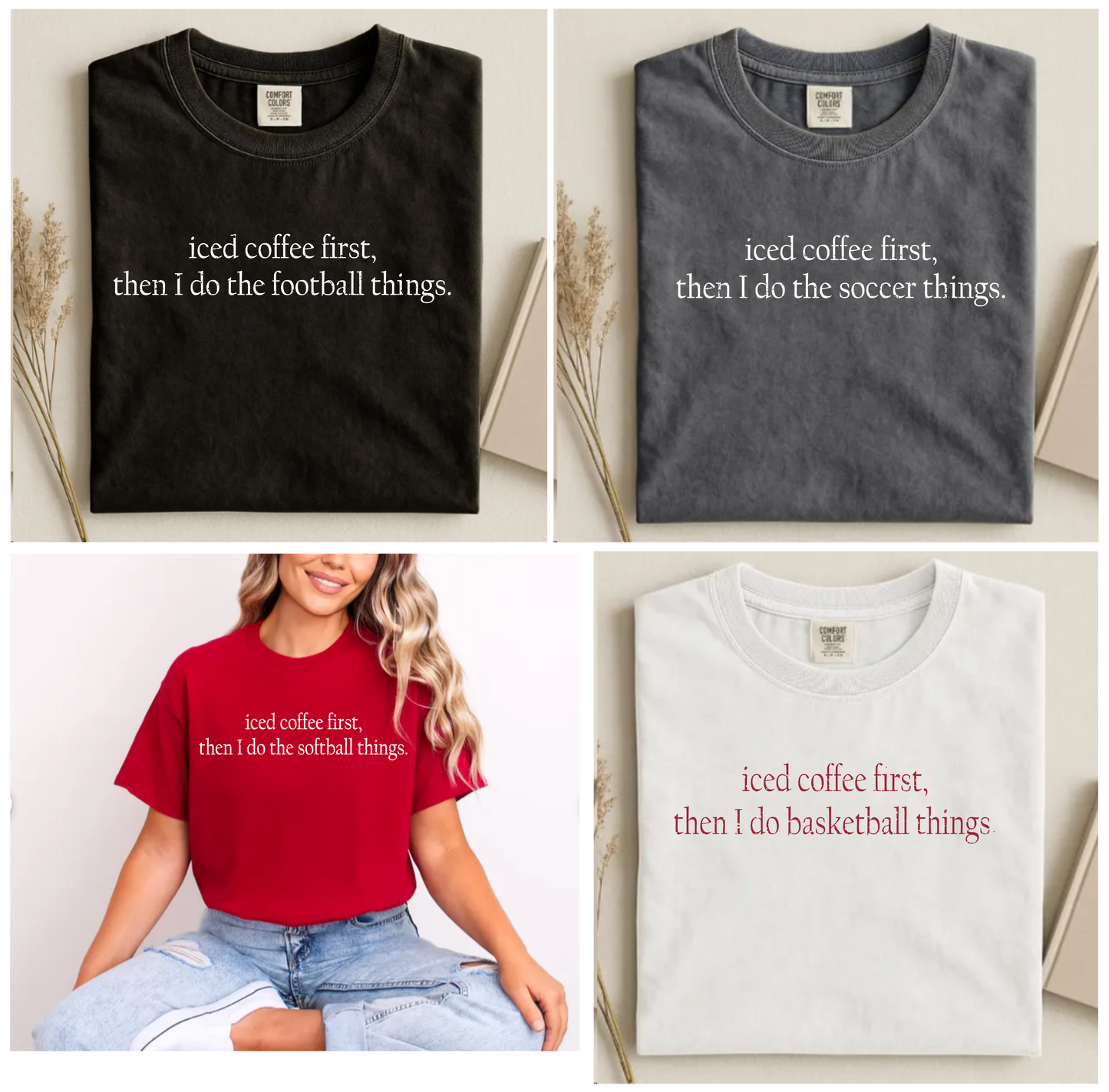 Iced Coffee First, then sports!