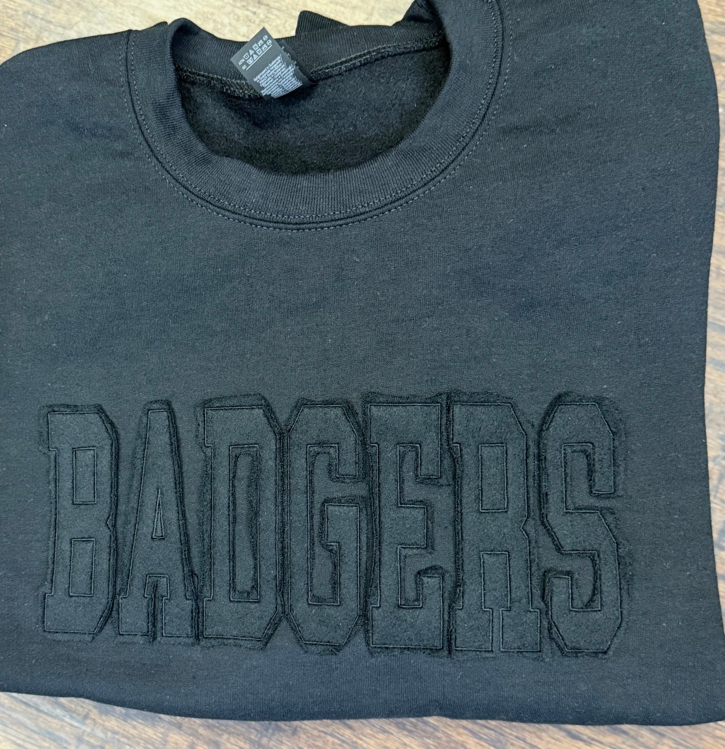 School Mascot Appliqué Crewneck