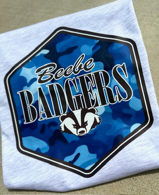 Colorful Camo Badger