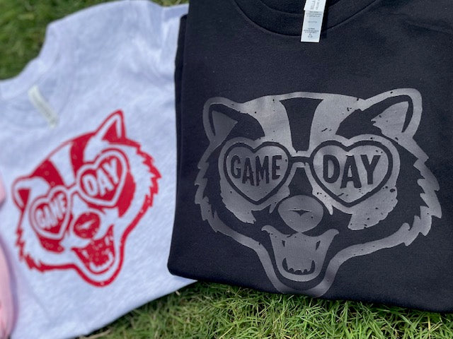Game Day Badger- Pink Out/BlackOut