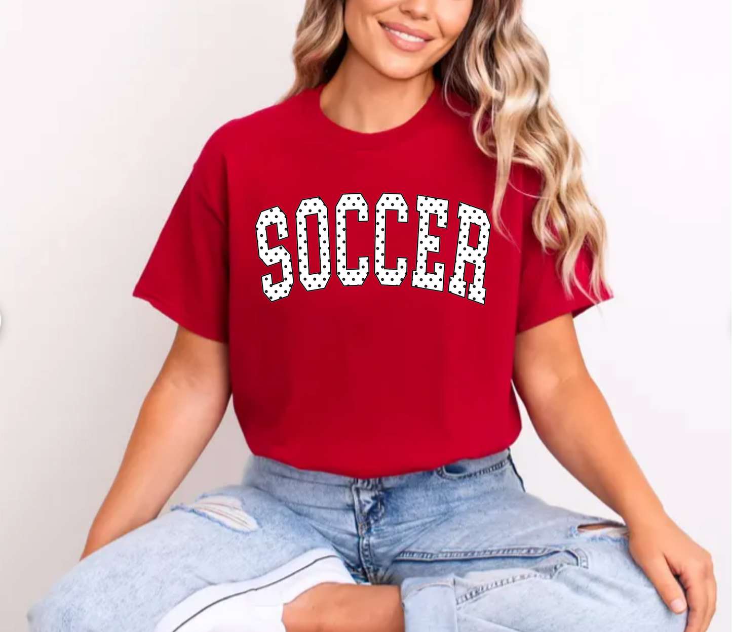 Polka Dot Soccer Tee