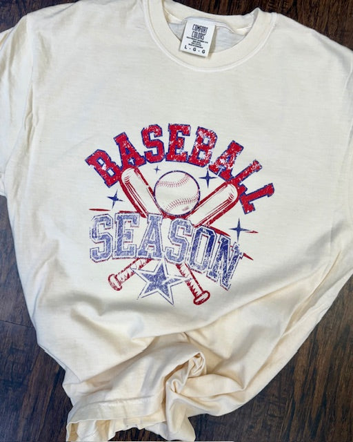 Vintage Baseball Season Tee
