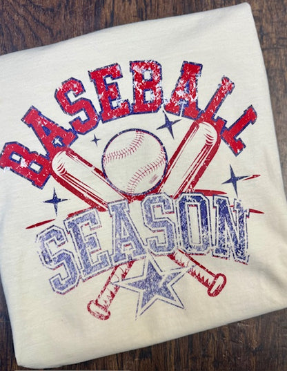 Vintage Baseball Season Tee
