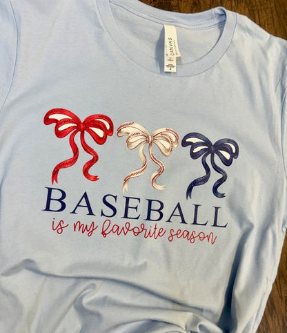 Baseball is my favorite season