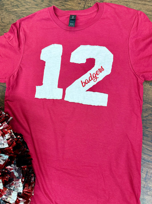 Custom Number Appliqué T-Shirt- MUST EMAIL DETAILS