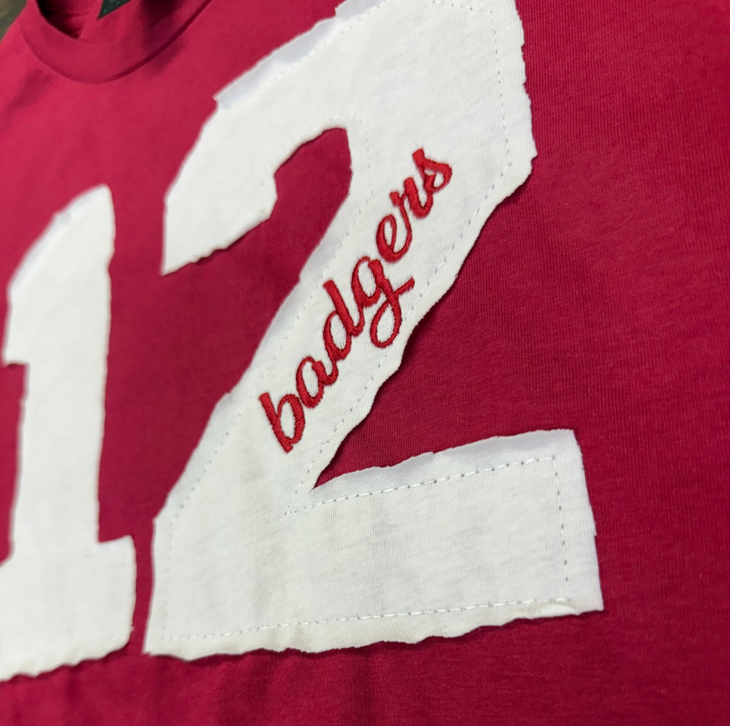 Custom Number Appliqué T-Shirt- MUST EMAIL DETAILS