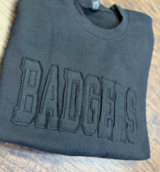 School Mascot Appliqué Crewneck