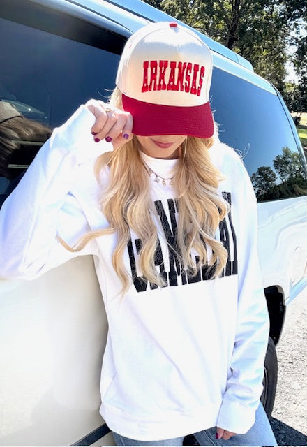 Arkansas Puff CC Trucker