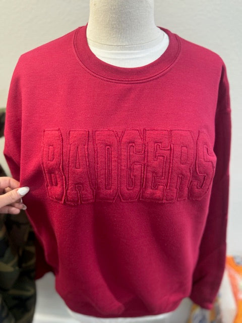School Mascot Appliqué Crewneck