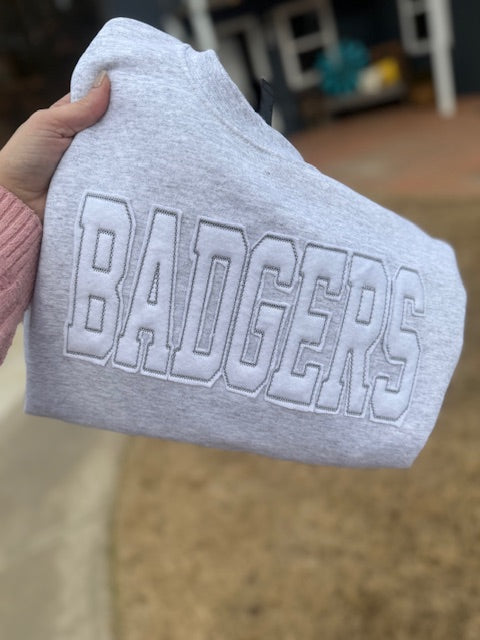 School Mascot Appliqué Crewneck
