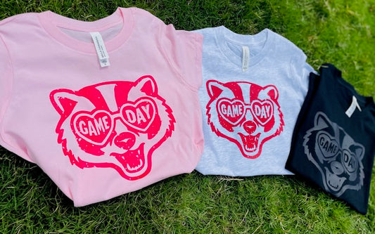 Game Day Badger- Pink Out/BlackOut
