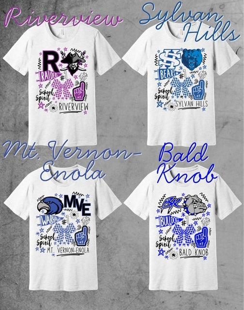 School Spirit Tee's
