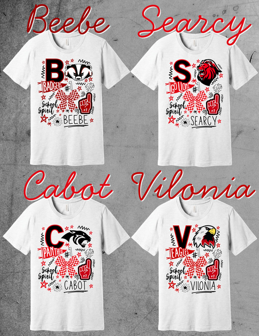 School Spirit Tee's