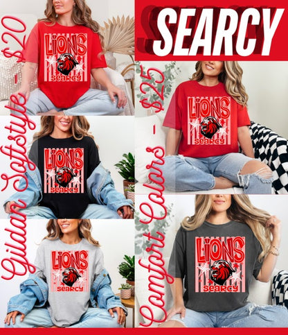 School Spirit Mascot Graphic Tee