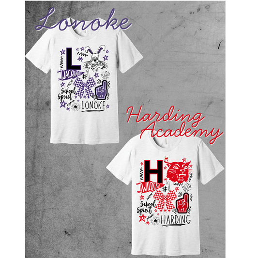 School Spirit Tee's
