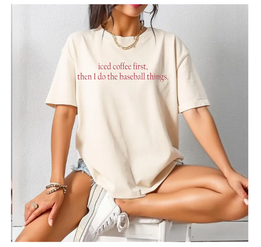 Iced Coffee First, then sports!