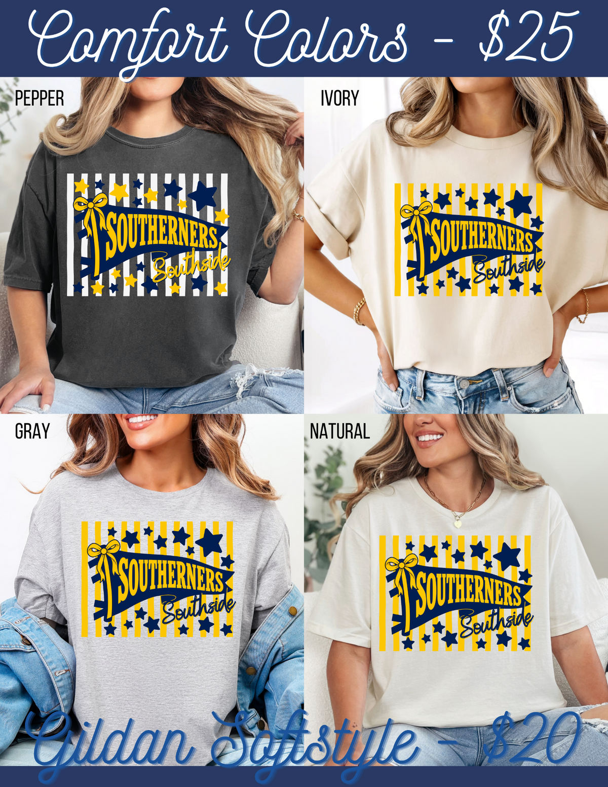 Southside Spirit Flag Graphic Tee
