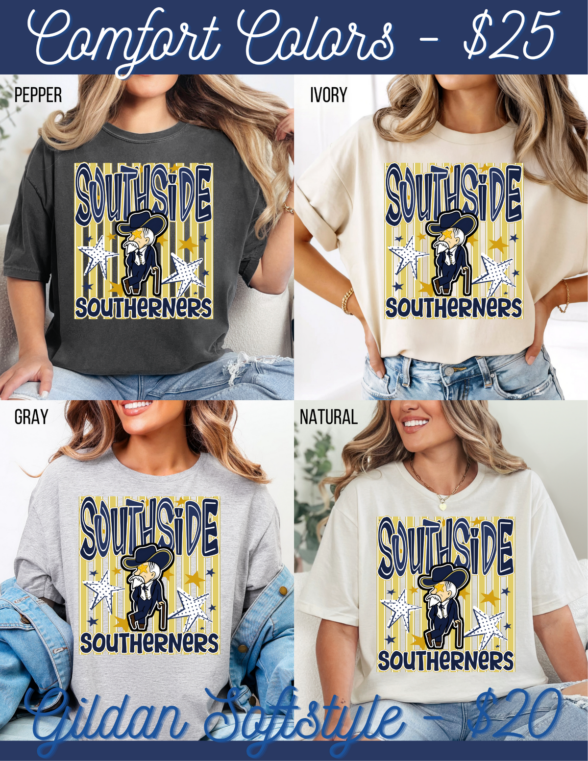 Southside Striped Graphic Tee