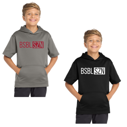 Baseball SZN Short Sleeve Hoodie